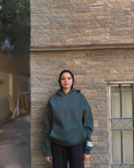 VNTG Olive Green Hoodie - Image 2