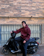 VNTG Burgundy Hoodie