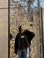 VNTG Black Crewneck Sweatshirt - Image 2