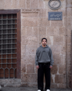 VNTG Washed Grey Printed Hoodie - Image 4