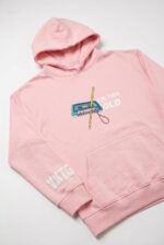 VNTG PINK Printed Hoodie - Image 4