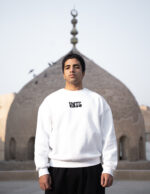 VNTG White Crewneck Sweatshirt - Image 2